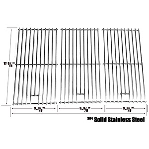 Replacement Solid Stainless Grates For Brinkmann and Grill King Gas Models